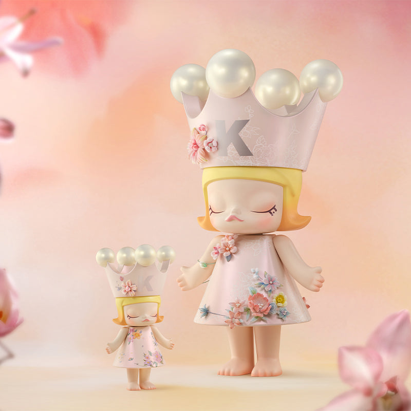 POP MART MEGA ROYAL MOLLY 400% 漫縵花落・絨 Velvet Flowers