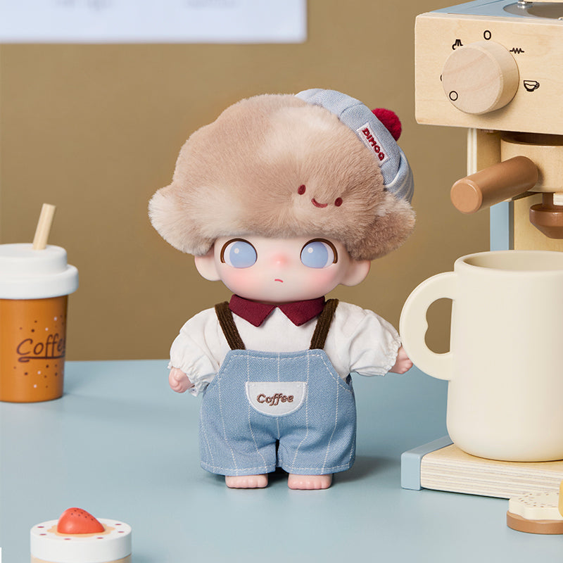 POP MART DIMOO心動特調系列-搪膠毛絨吊卡 Crush on Coffee Series-Vinyl Plush Blister Pack