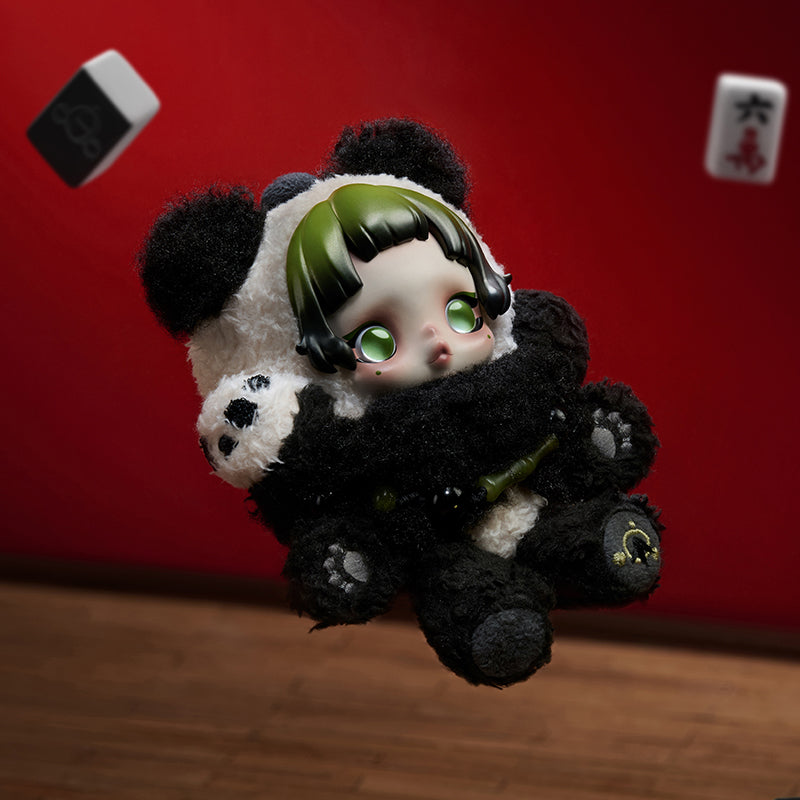 SKULLPANDA Lazy Panda Plush Doll Pendant 熊怠怠毛絨公仔掛件