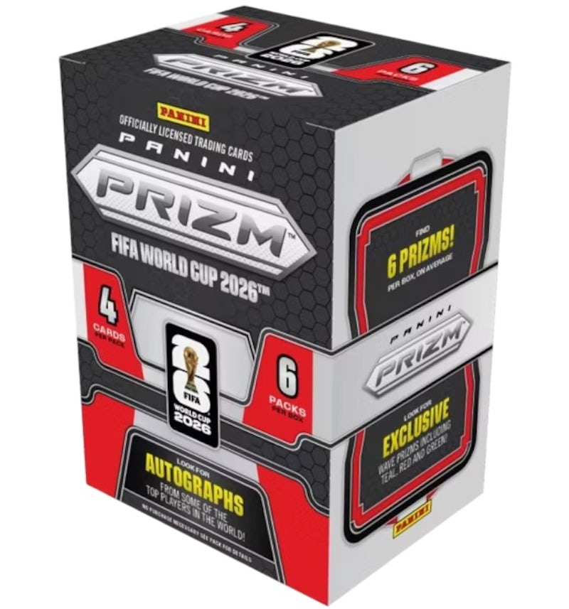 2026 Panini Prizm FIFA World Cup Soccer Blaster Box 世界盃(Red)