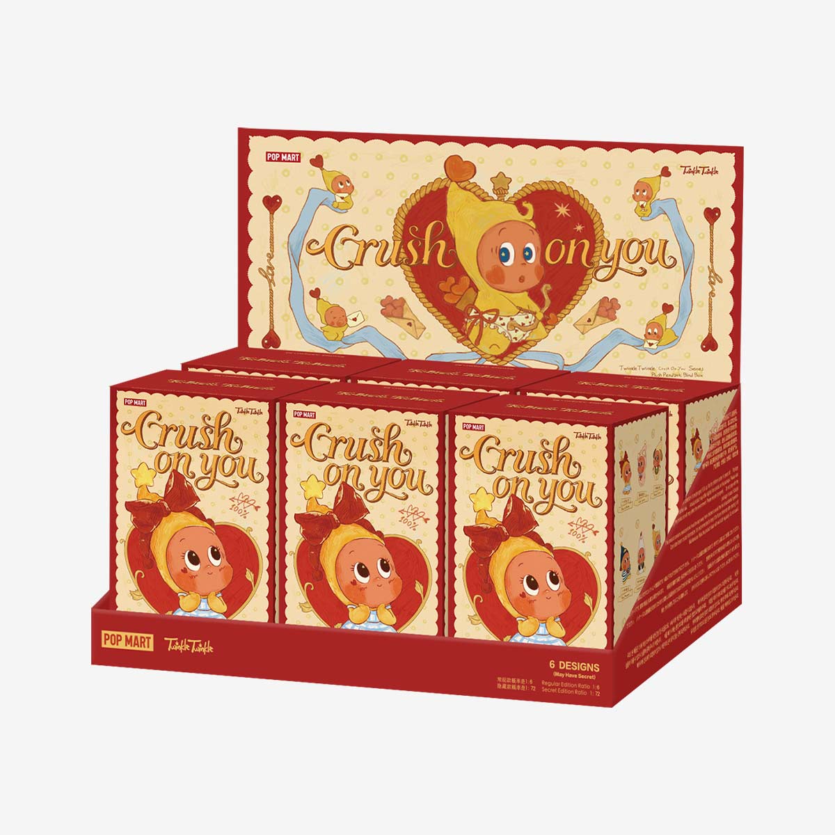 POP MART 星星人怦然星動系列-毛絨掛件盲盒 winkle Twinkle Crush On You Series-Plush Pendent Blind Box