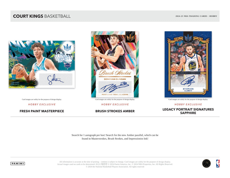 2024-25 Panini Court Kings Basketball