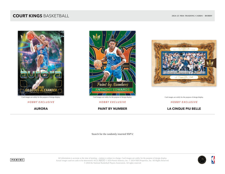 2024-25 Panini Court Kings Basketball