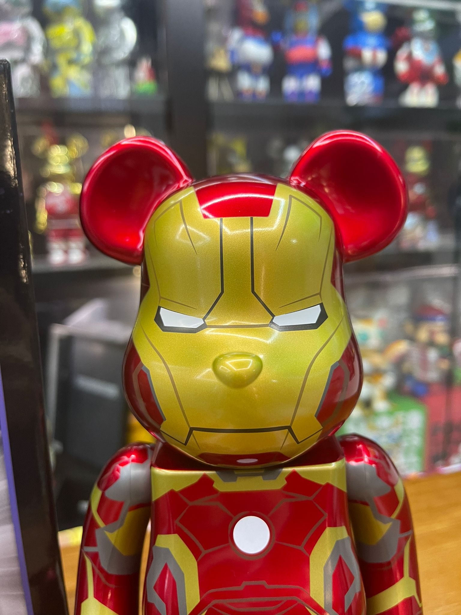 100% & 400% BE@RBRICK IRON MAN MARK 43