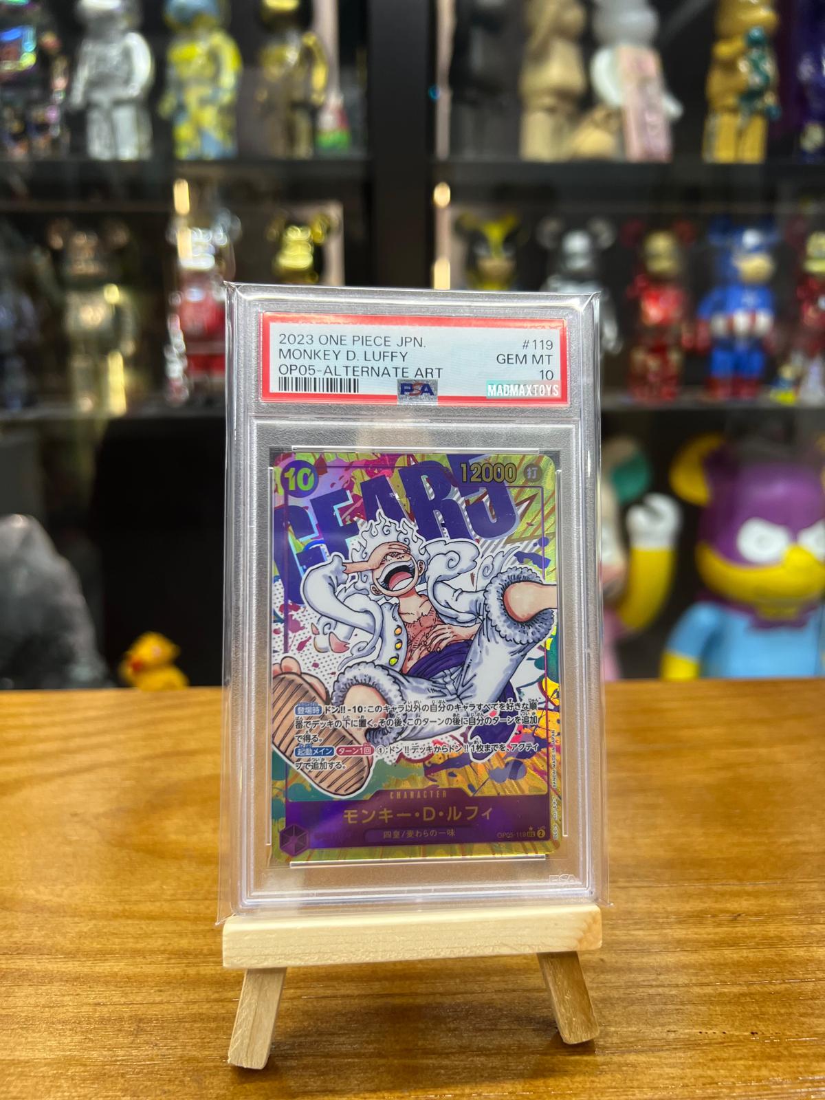 PSA 10 One Piece Card P-SEC モンキー・D・ルフィ(パラレル) (OP05-119)