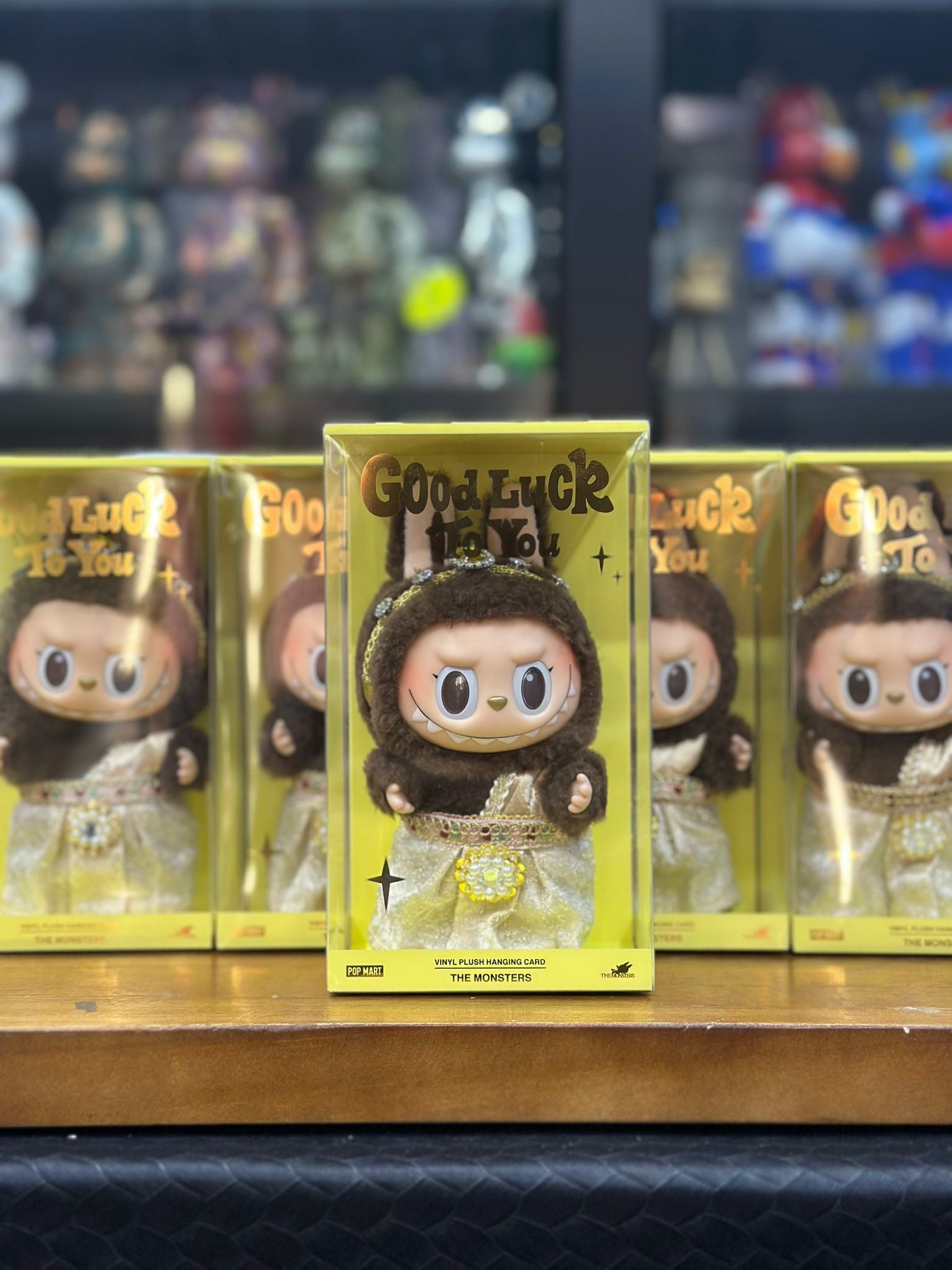 Labubu GOOD LUCK TO YOU-Vinyl Plush Doll Pendant