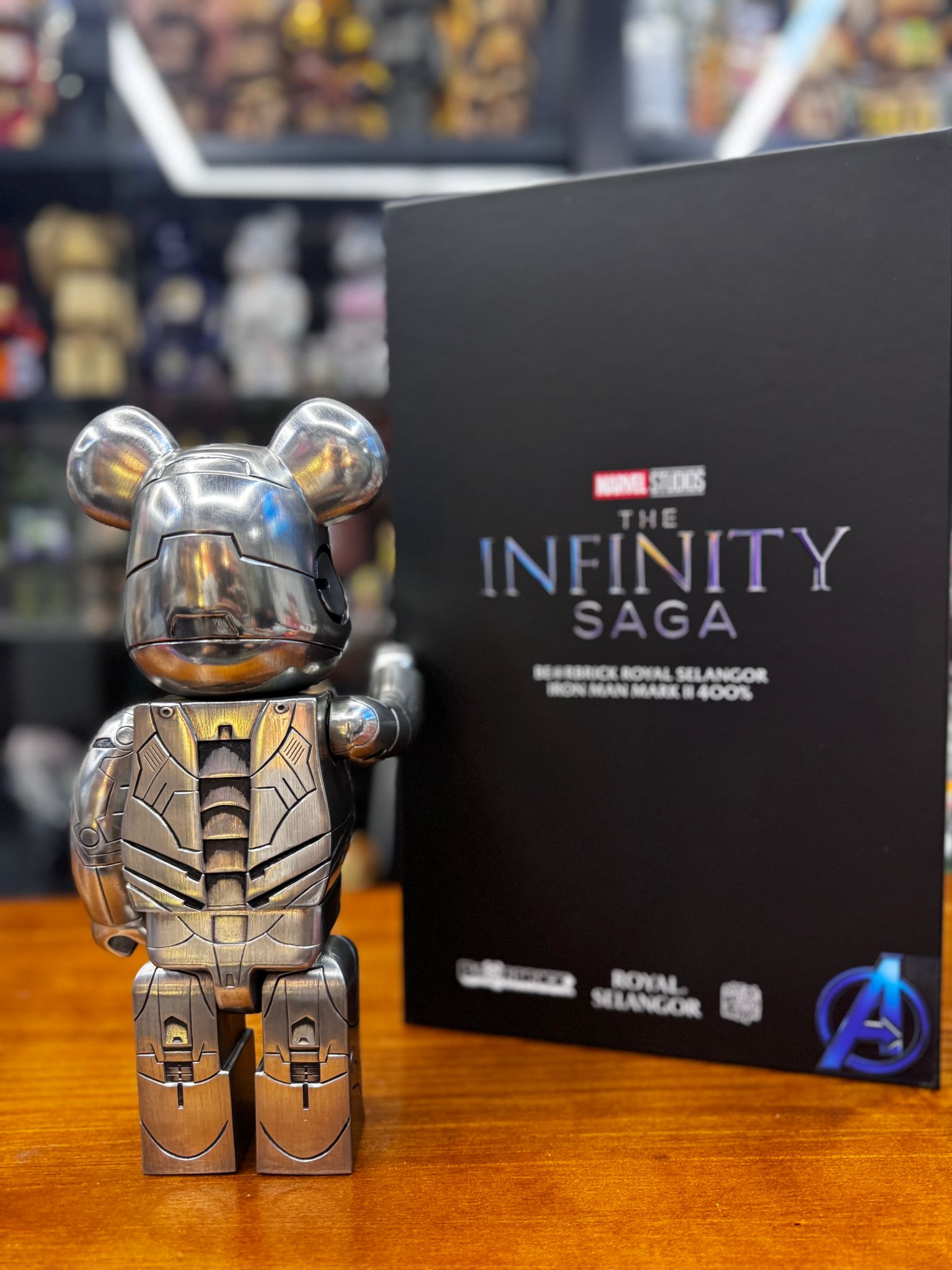 400% BE@RBRICK ROYAL SELANGOR IRON MAN MARK II