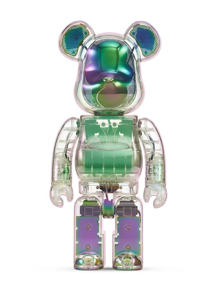 400% BE@RBRICK AUDIO IRIDESCENT Portable Bluetooth(R) Speaker (CRYSTAL HALO)