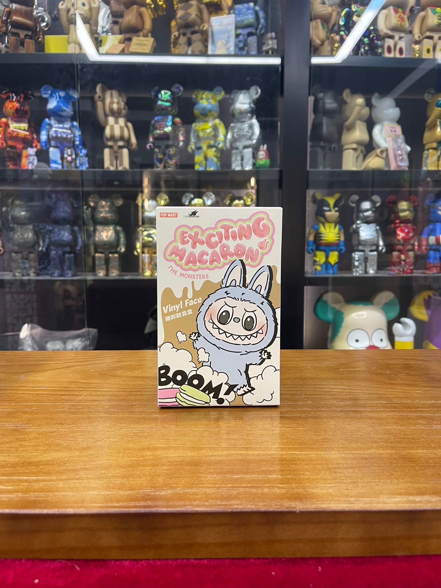 THE MONSTERS- Exciting Macaron Tasty Macarons Vinyl Face Blind Box(心動馬卡龍塘膠臉盲盒) Labubu Zimomo