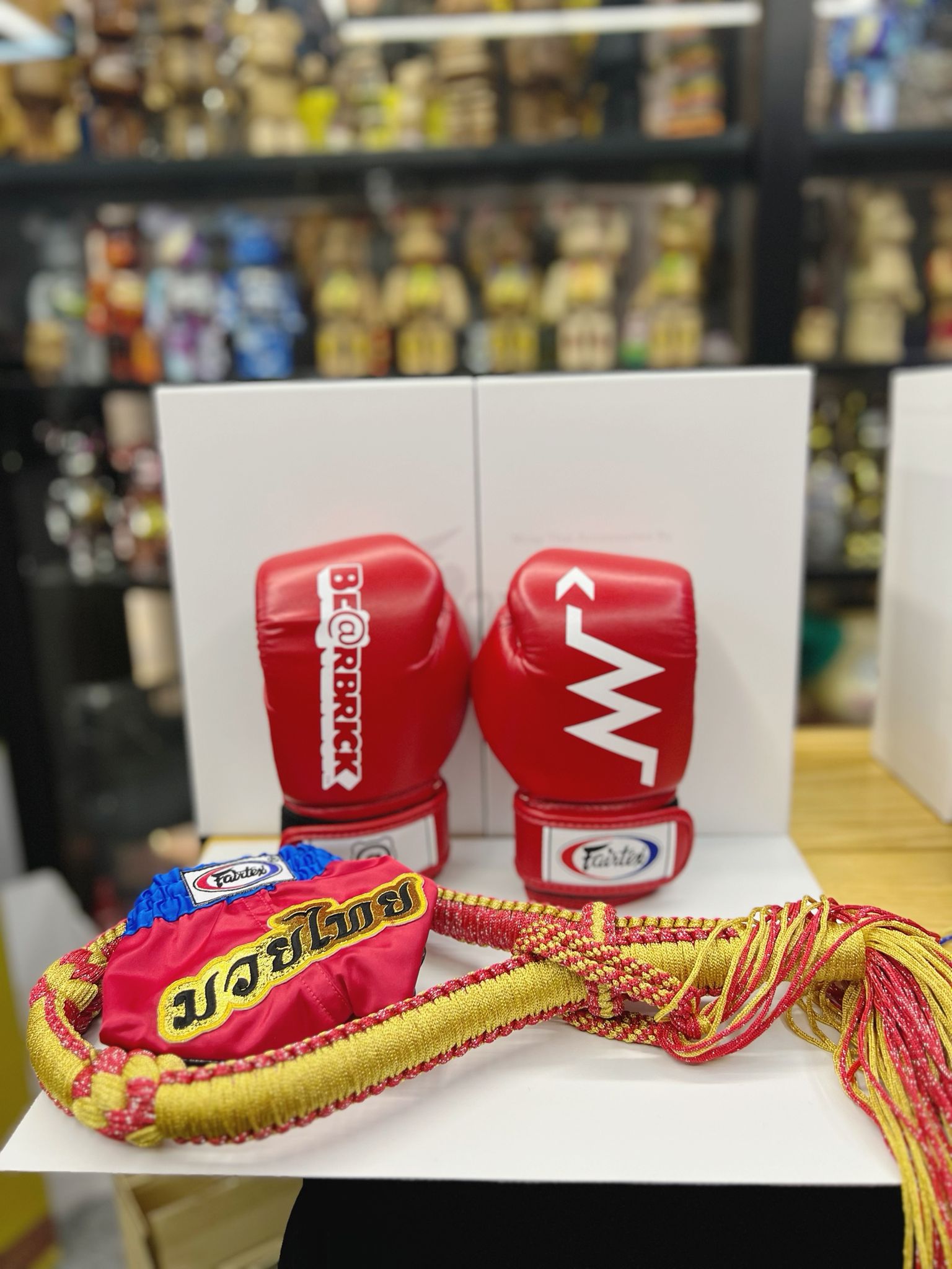 1000% Be@rbrick Muay Thai (Red) WWT3 Bangkok Edition