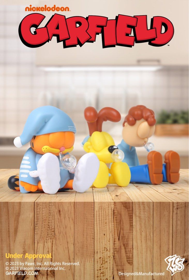 Sleeping Garfield Family