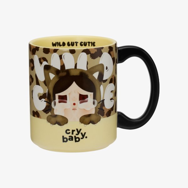 POP MART CRYBABY豹豹貓貓系列-馬克杯 Wild but Cutie Series-Mug