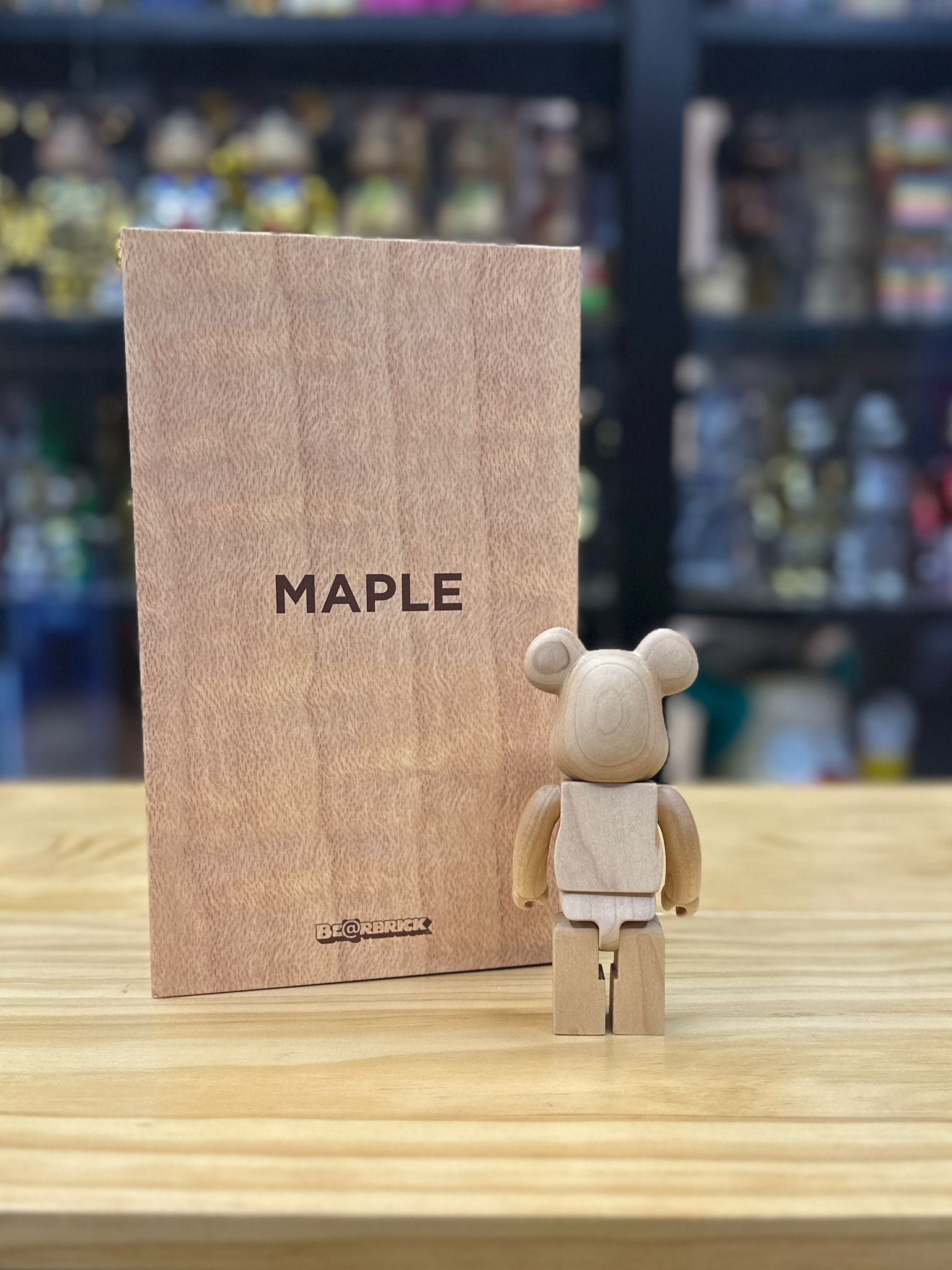 200% BE@RBRICK カリモク メープル