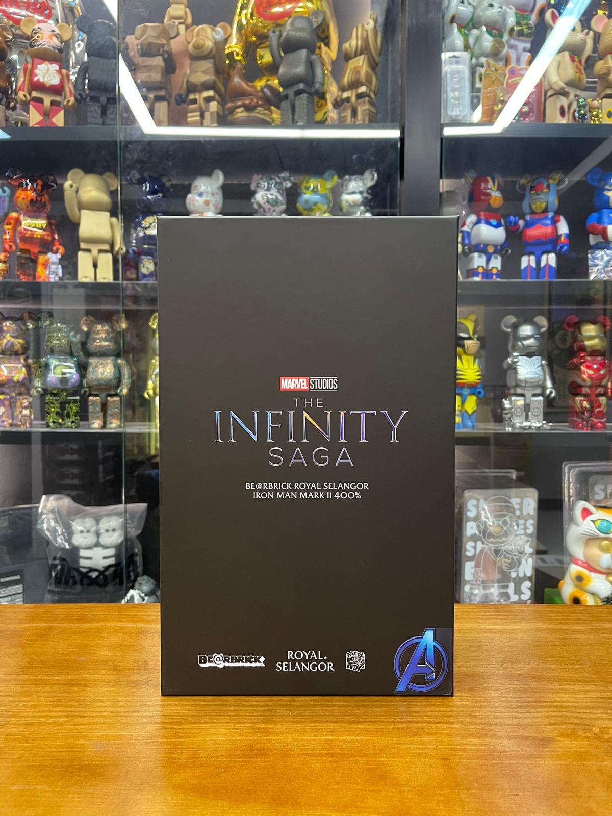 400% BE@RBRICK ROYAL SELANGOR IRON MAN MARK II