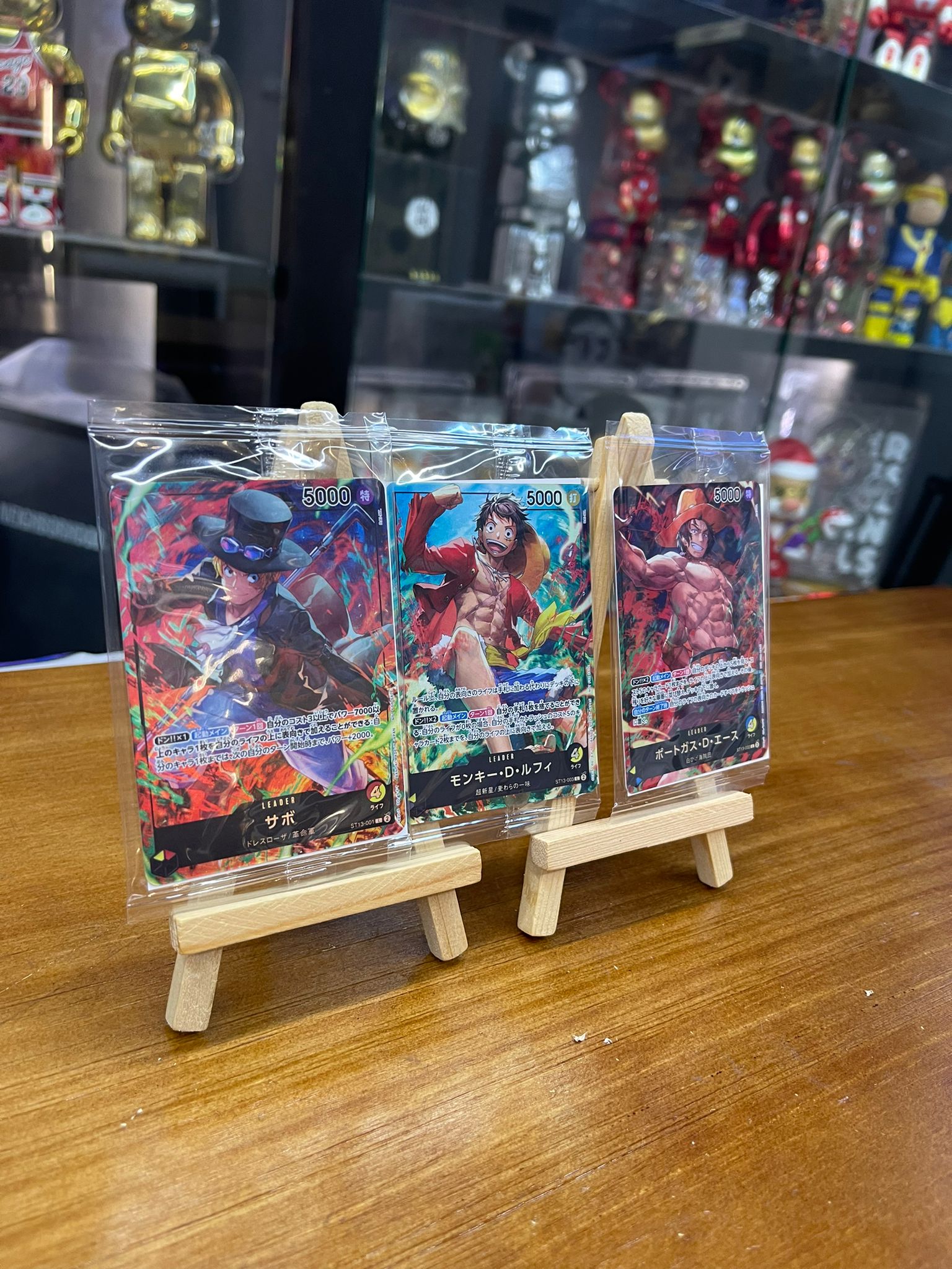 One Piece Card 日本7-11 限定海賊王三兄弟特別卡(1套3張)薩波,路飛,艾斯