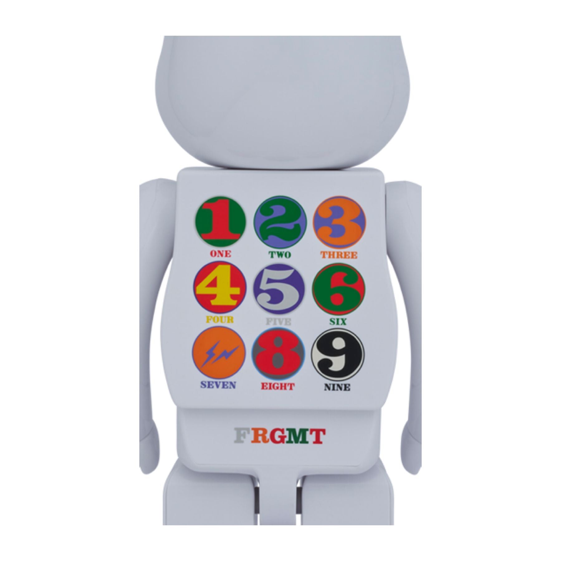 1000% BE@RBRICK ROBERT INDIANA × fragmentdesign WHITE