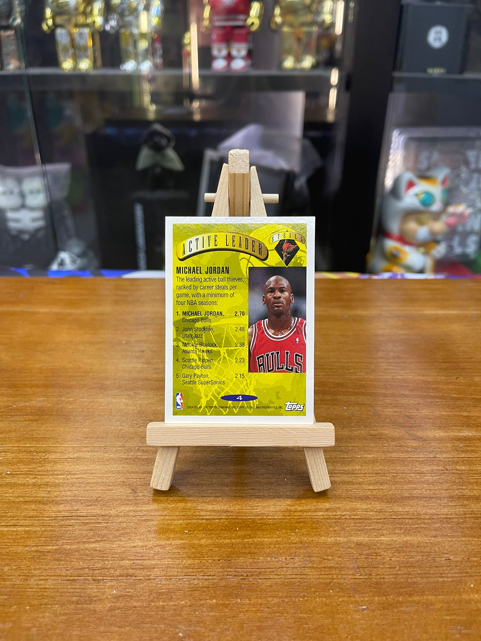 1995 Topps Michael Jordan Active Leader 4