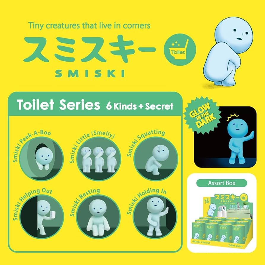 SMISKI Mini Figure Glow Toilet Series 廁所系列