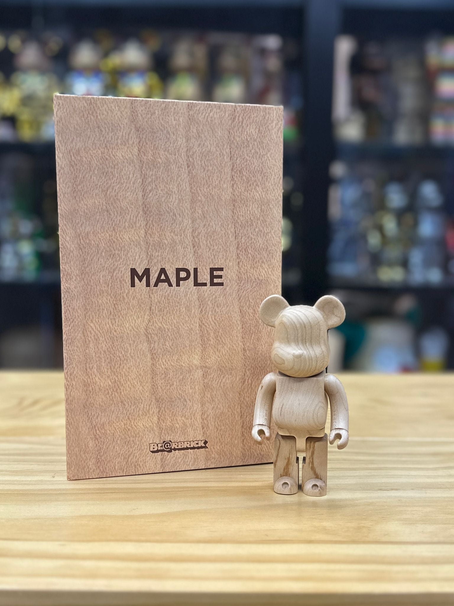 200% BE@RBRICK カリモク メープル