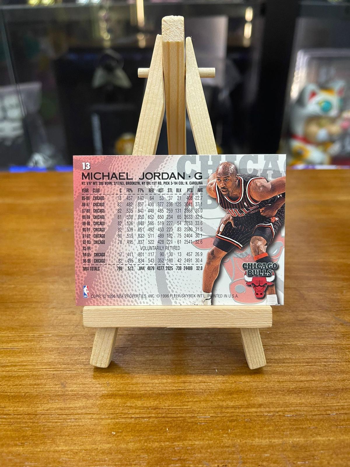 1996-97 Fleer Skybox Michael Jordan .G 13