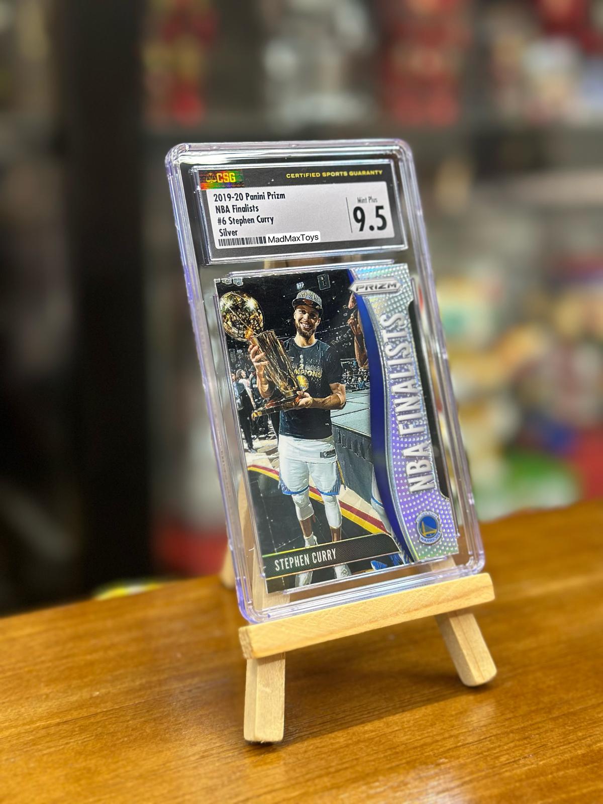 CSG 9.5 2019-20 PANINI PRIZM NBA FINDLISTS #6 STEPHEN CURRY SILVER