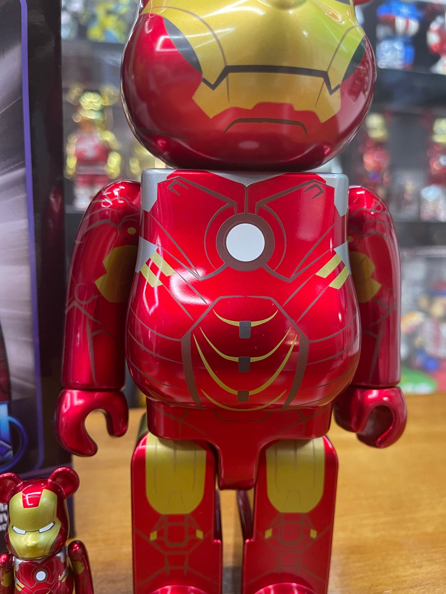 100% & 400% BE@RBRICK IRON MAN MARK IV