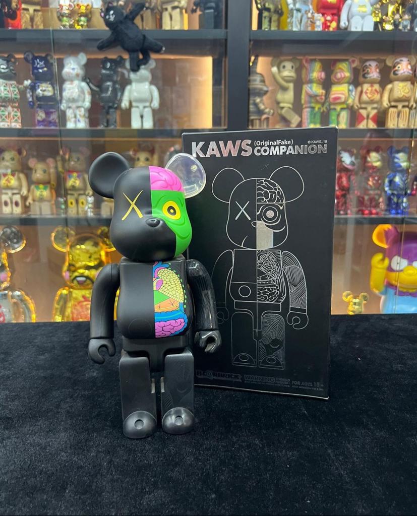 400% Be@rbrick x Kaws Original Fake (Black)