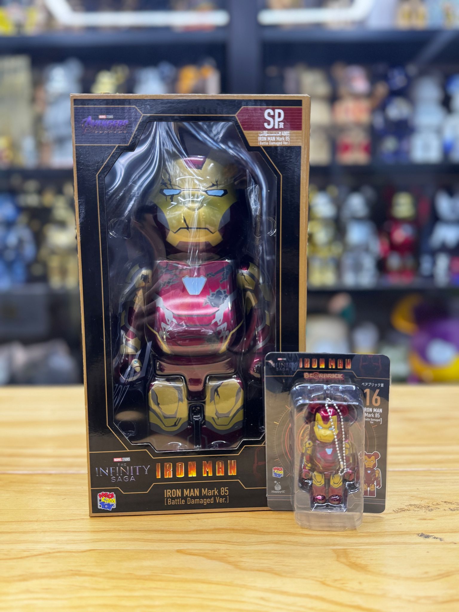 100% & 400% happy Be@rbrick 一番賞Iron Man ( SP 賞 )