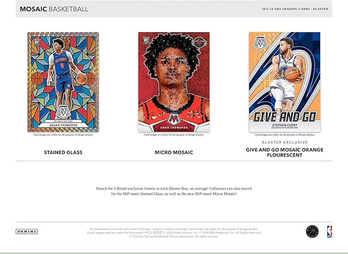 2023-24 Panini Mosaic NBA Trading Card Box