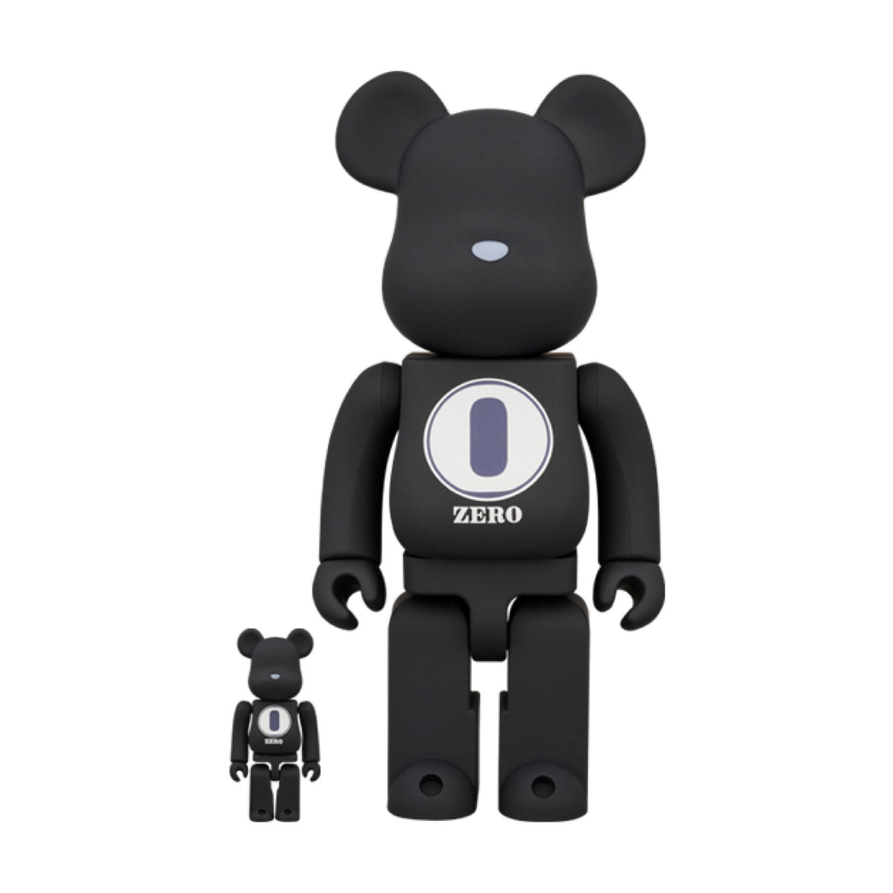 100% & 400% BE@RBRICK ROBERT INDIANA × fragmentdesign BLACK