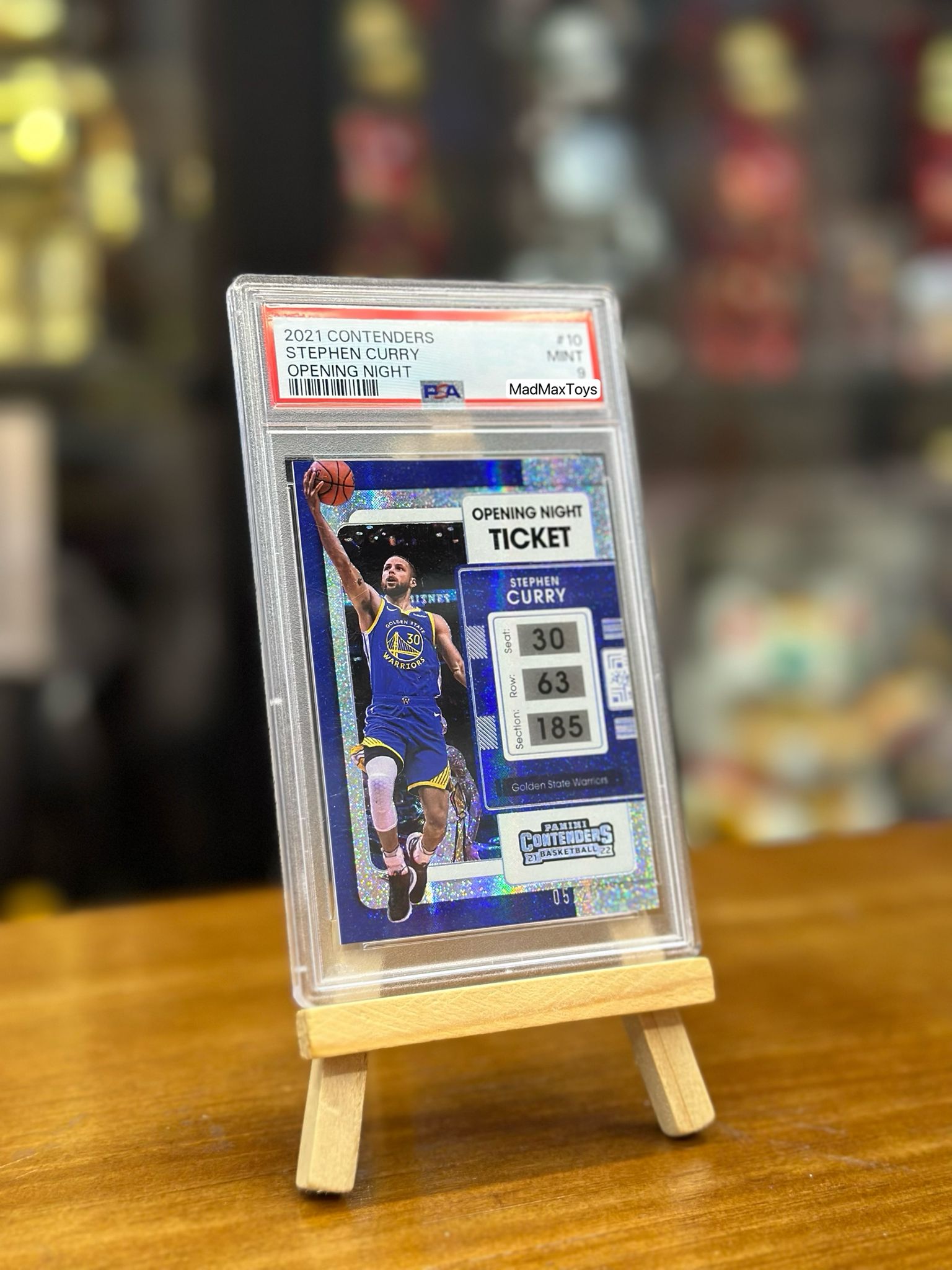 PSA 9 2021 CONTENDERS #10 STEPHEN CURRY OPENING NIGHT
