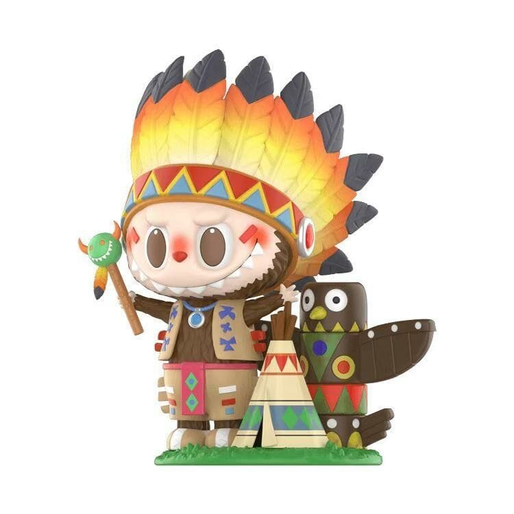 POP MART  THE MONSTERS labubu Lndian 印地安人 吊卡