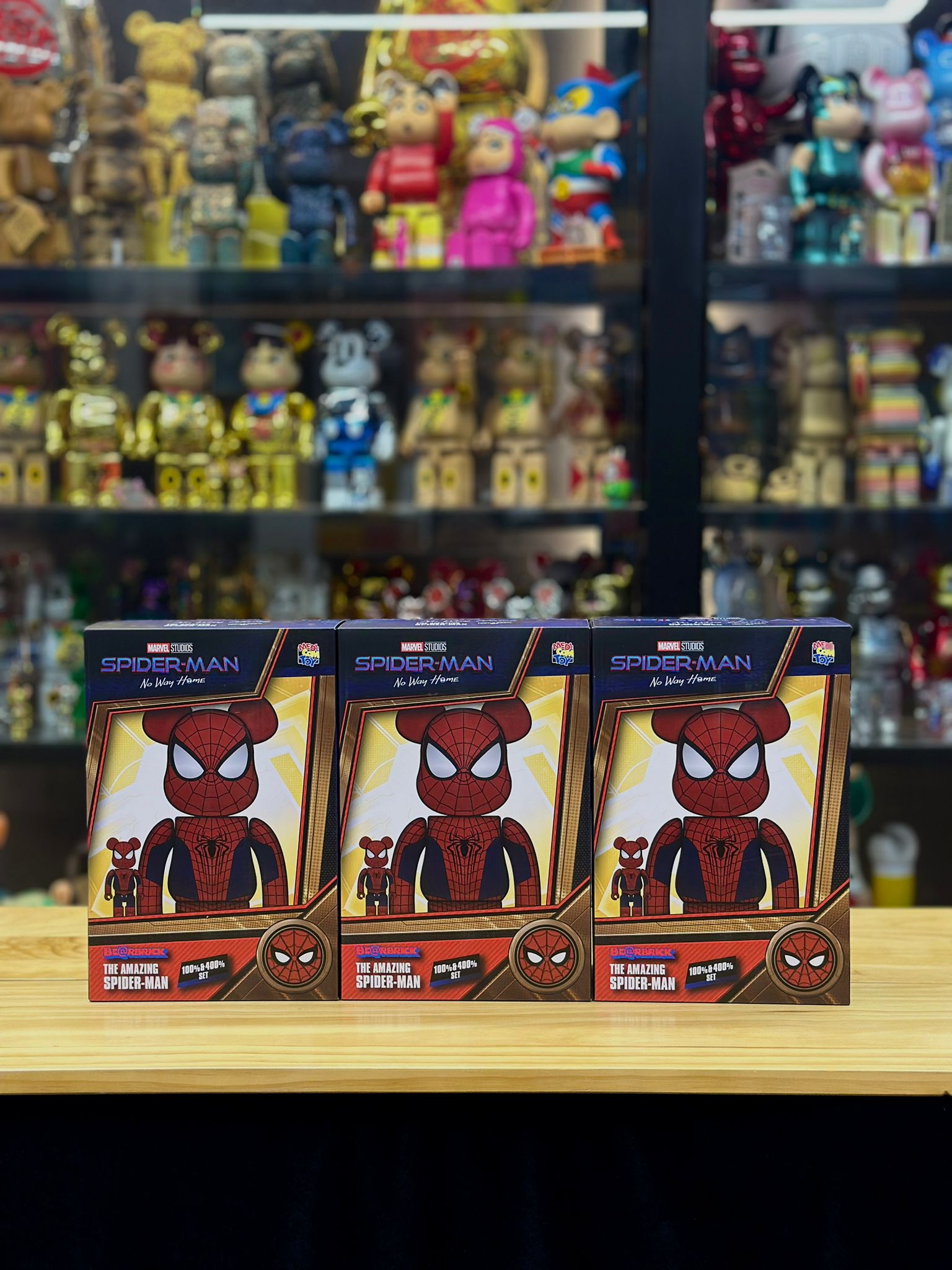 新品本物 BE@RBRICK 400％ THE Spider-man AMAZING In SPIDER-MAN ...