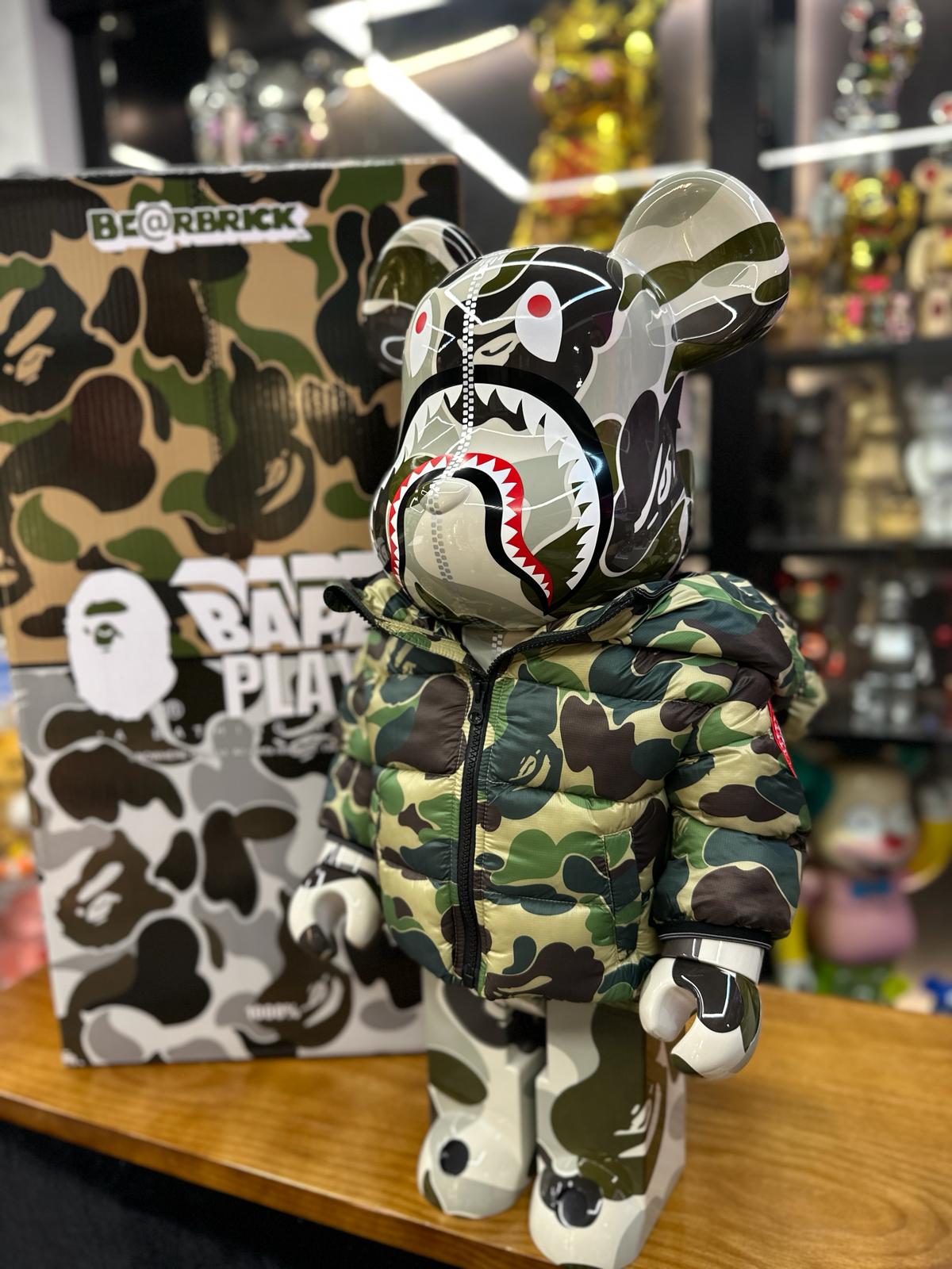 1000% BE@RBRICK BAPE(R) × CANADA GOOSE SHARK