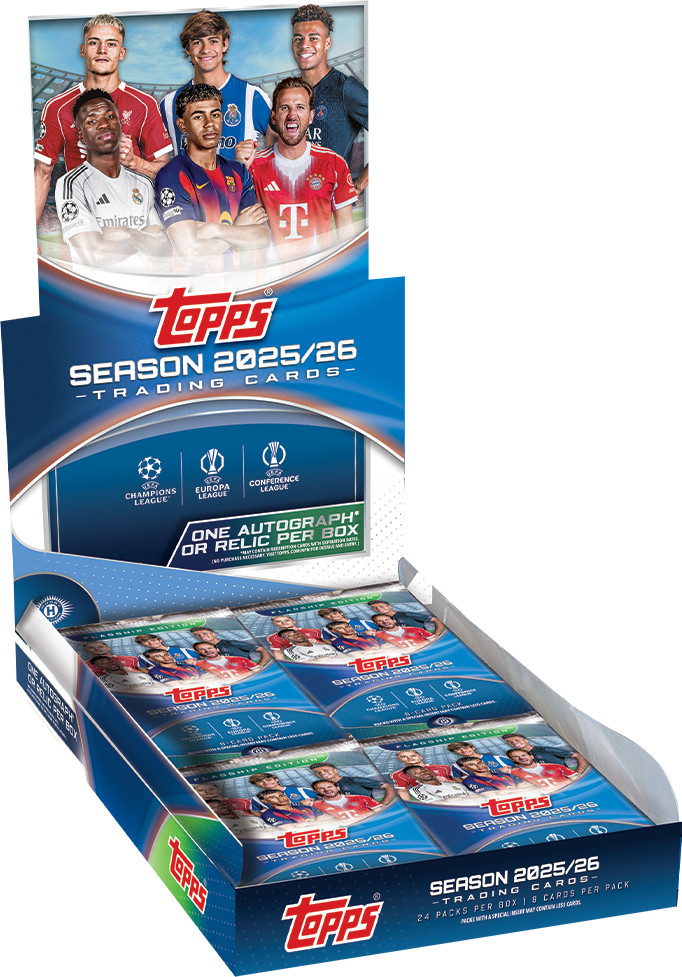 2025-26 Topps UEFA Club Competitions - Hobby Box