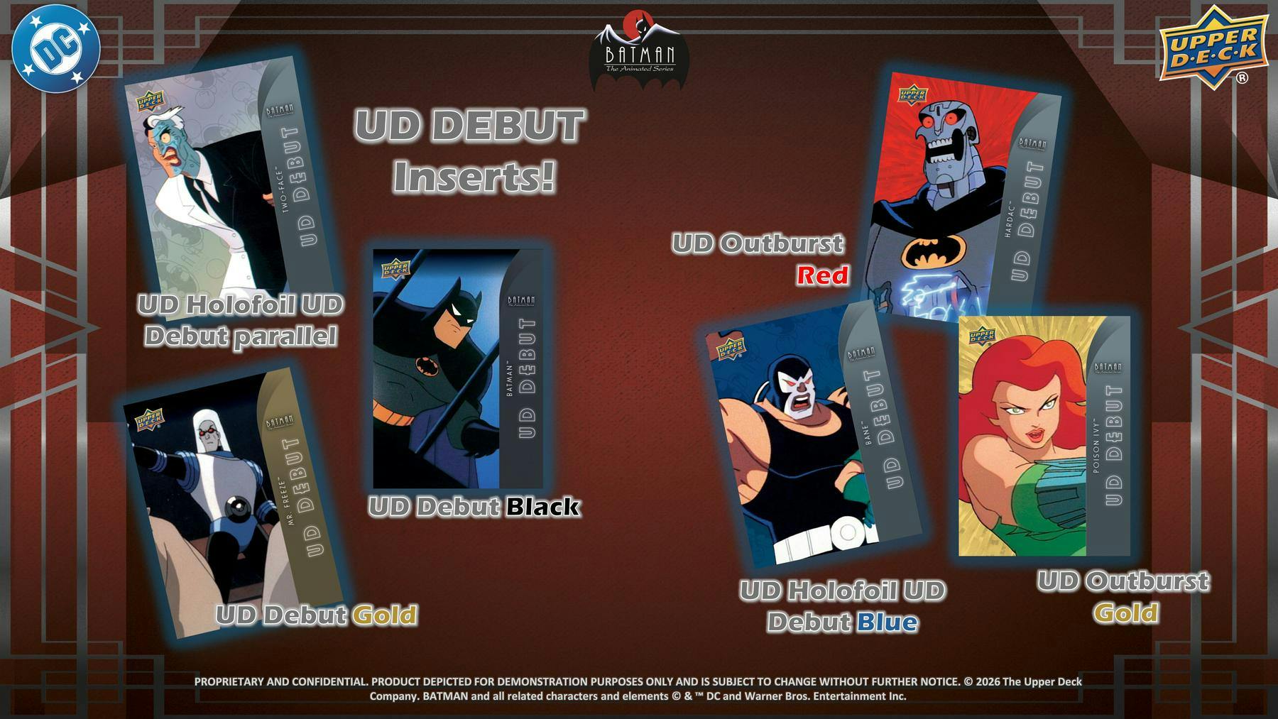2025 Upper Deck Batman The Animated Series Hobby Box
