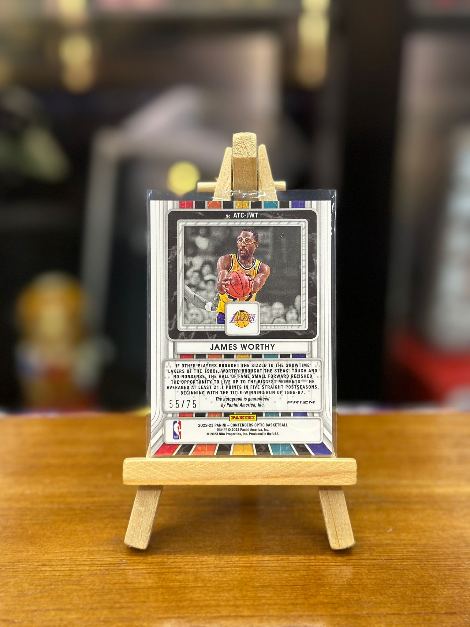 2022-23 PANINI - CONTENDERS OPTIC BASKETBALL - JAMES WORTHY(No.ATC-JWT)