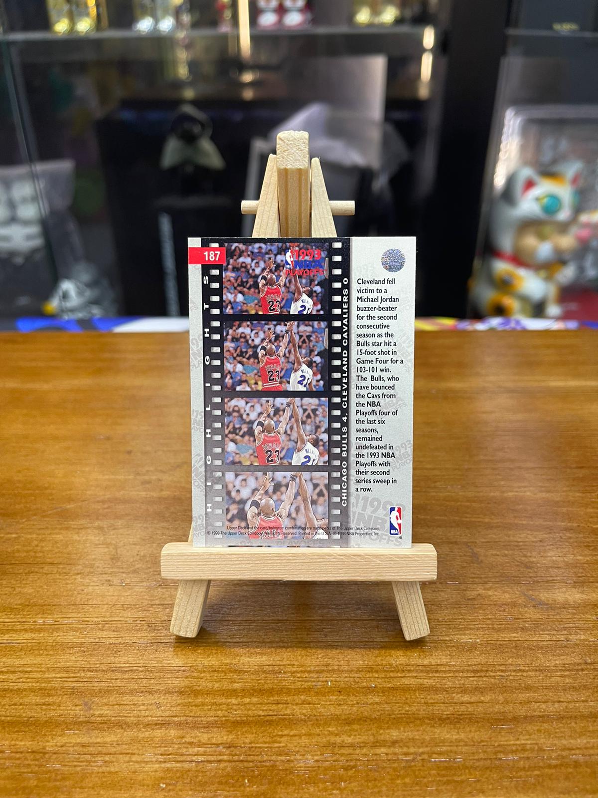 1993 Upper Deck NBA Playoffs East Semifinals Bulls 4 187