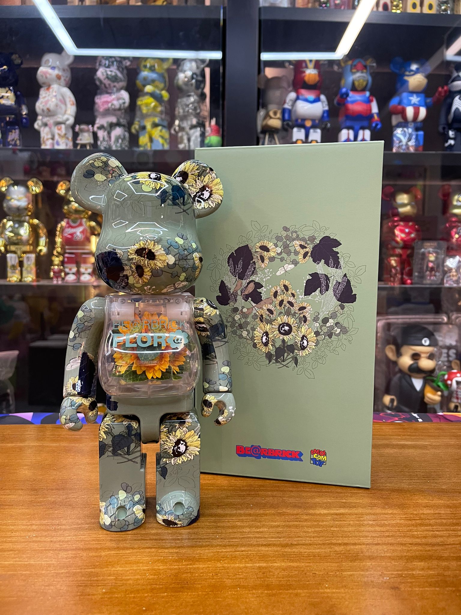 400% BE@RBRICK FLOR@ SUNFLOWER