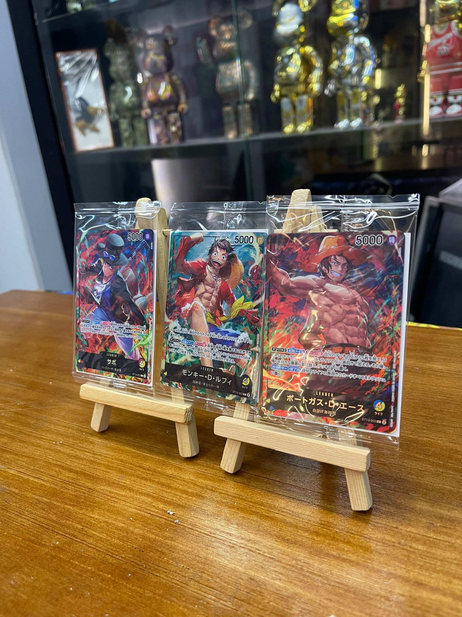 One Piece Card 日本7-11 限定海賊王三兄弟特別卡(1套3張)薩波,路飛,艾斯