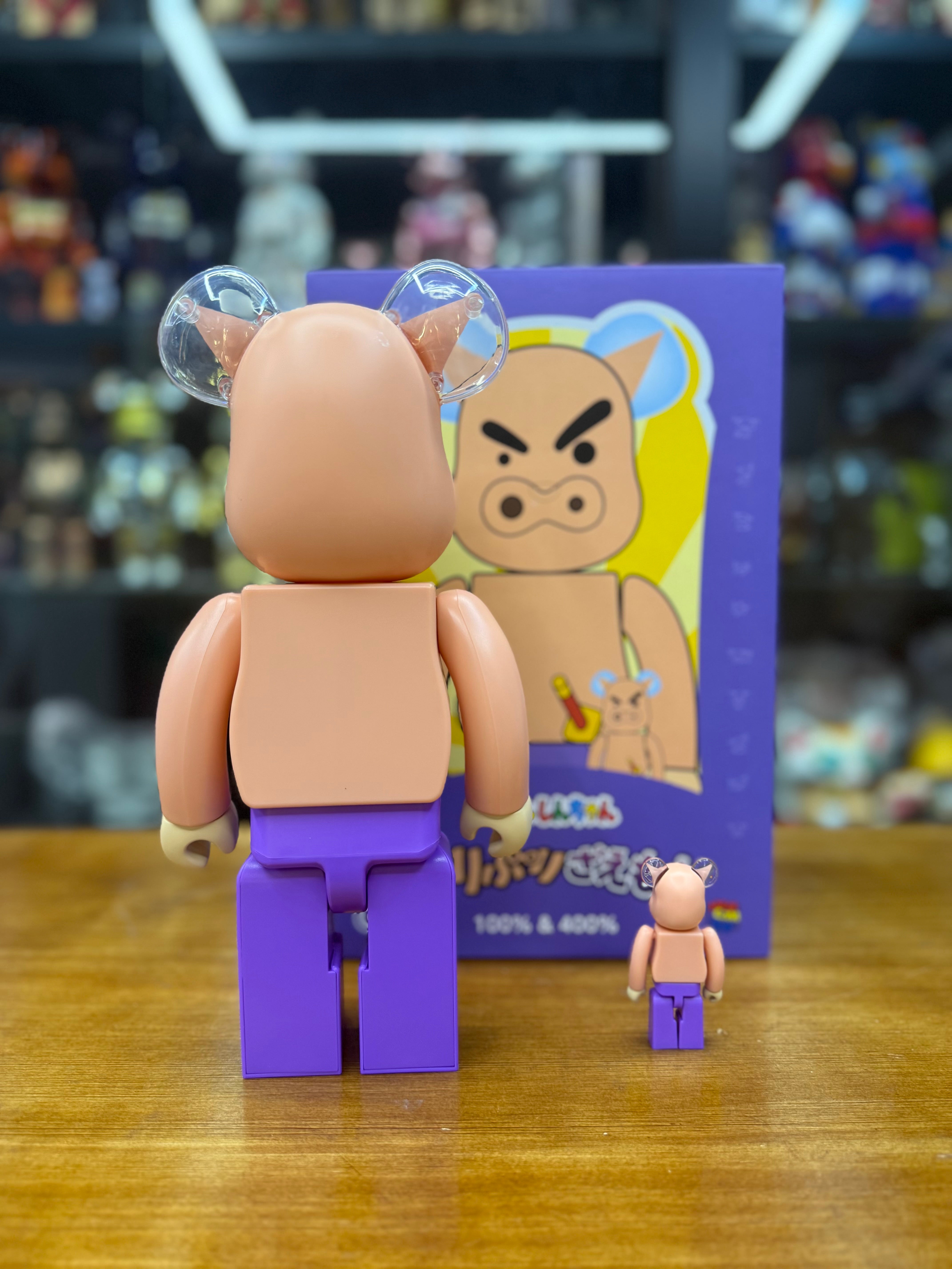 100% & 400% BE@RBRICK ぶりぶりざえもん(肥嘟嘟左衛門)