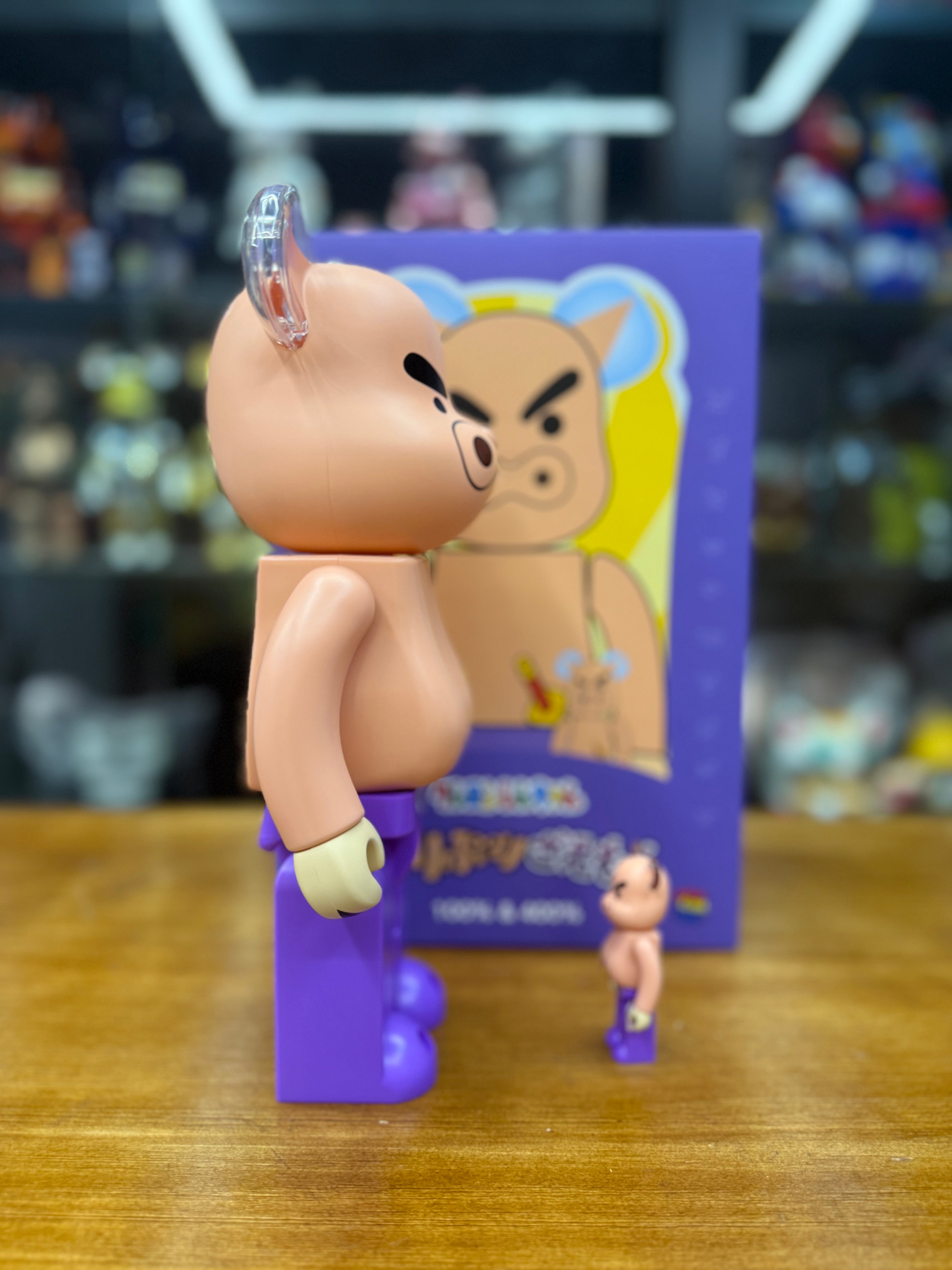 100% & 400% BE@RBRICK ぶりぶりざえもん(肥嘟嘟左衛門)