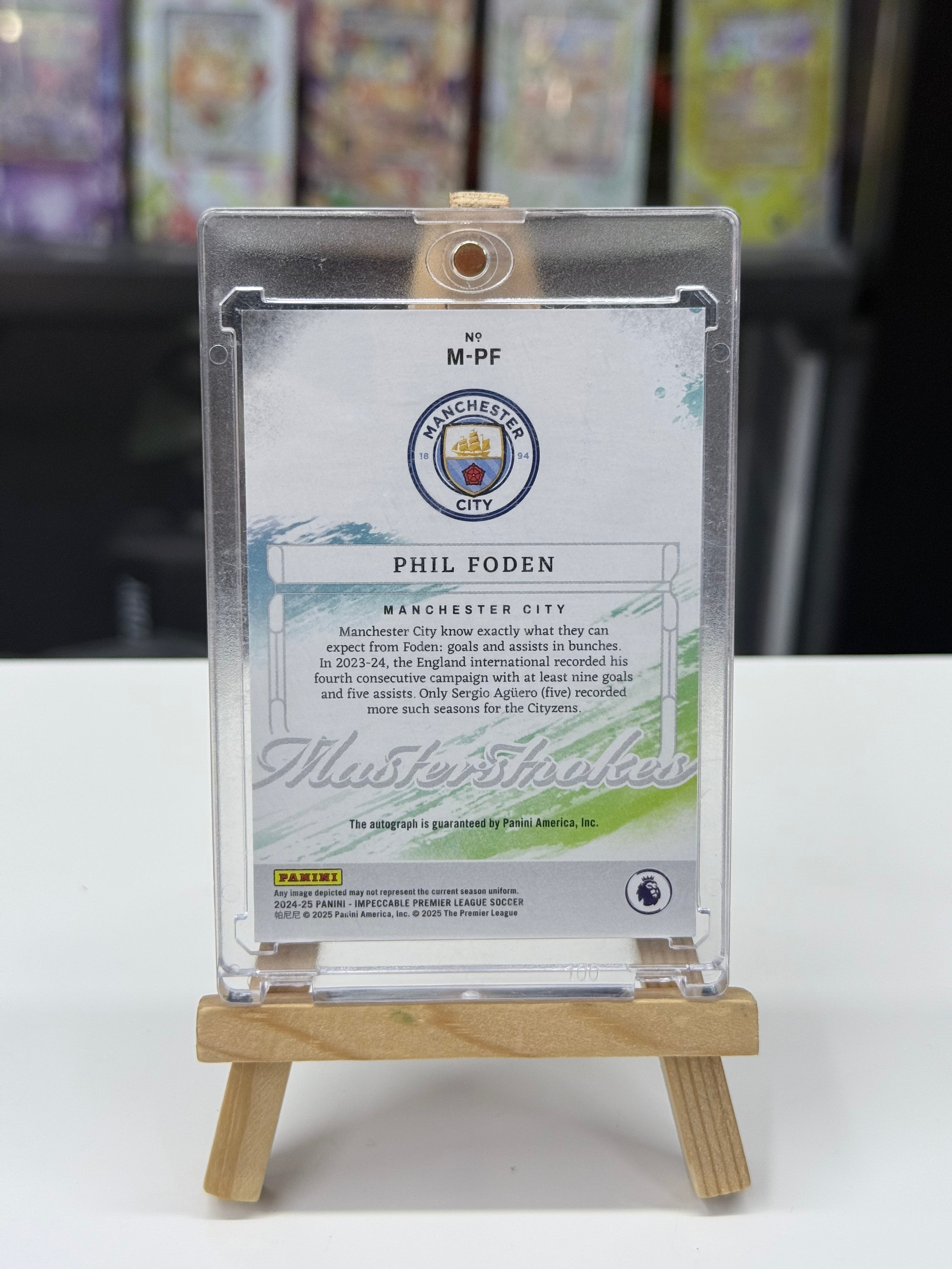 2024-25 Impeccable Manchester City Phil Foden Masterstrokes Auto 24/25