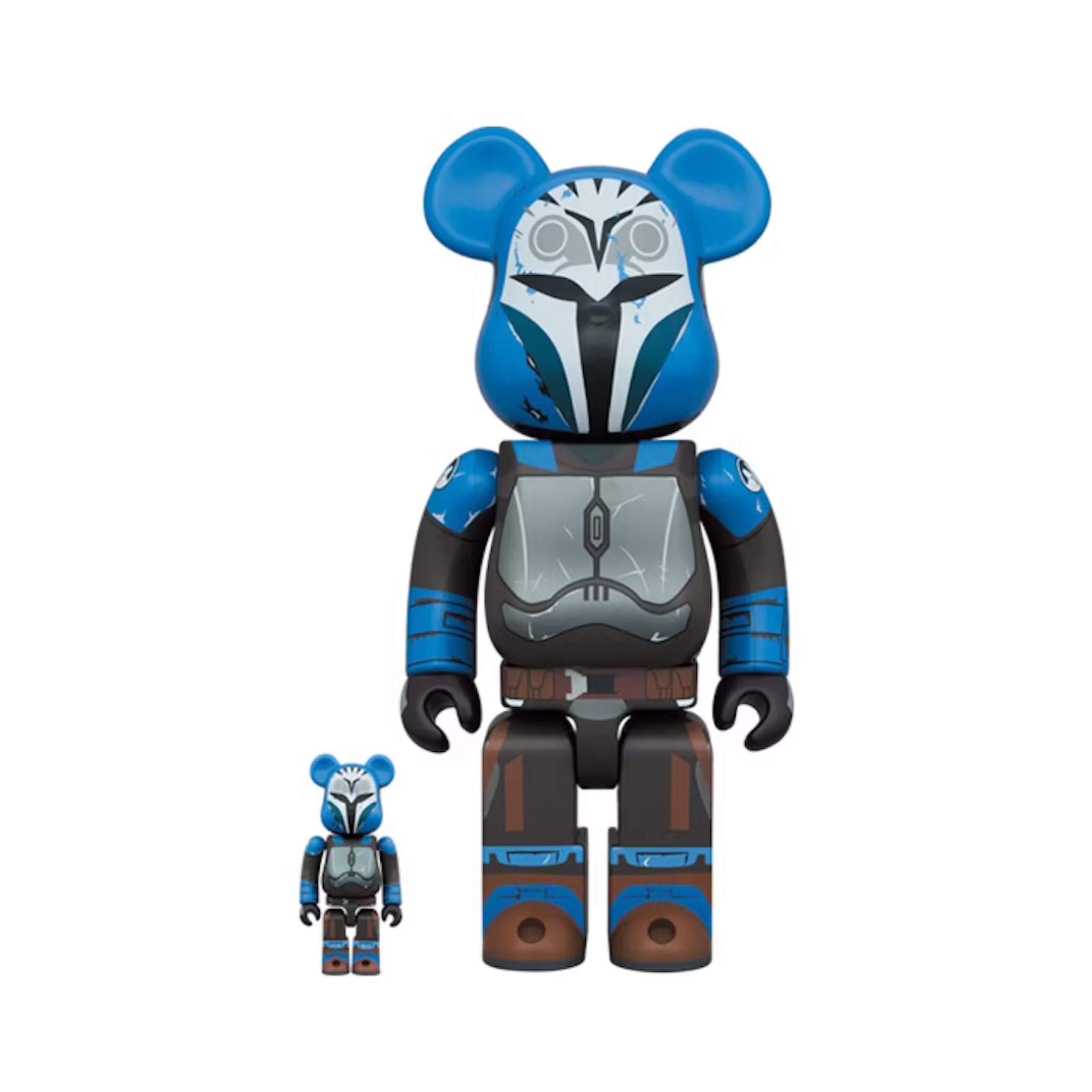 100% & 400% Be@rbrick Star Wars Bo-Katan Kryze (The Mandalorian Ver.)