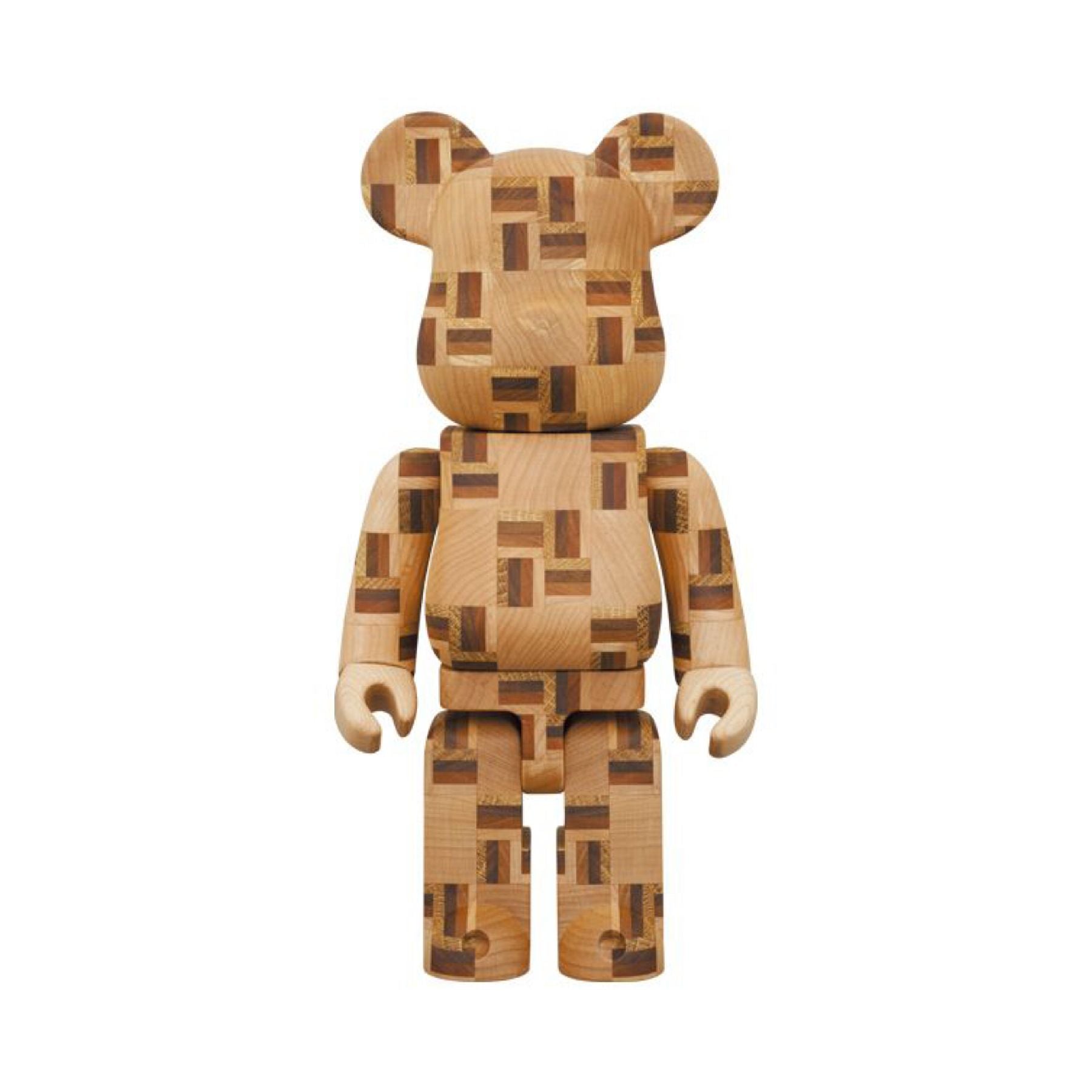 400% BE@RBRICK カリモク 寄木 CHESS