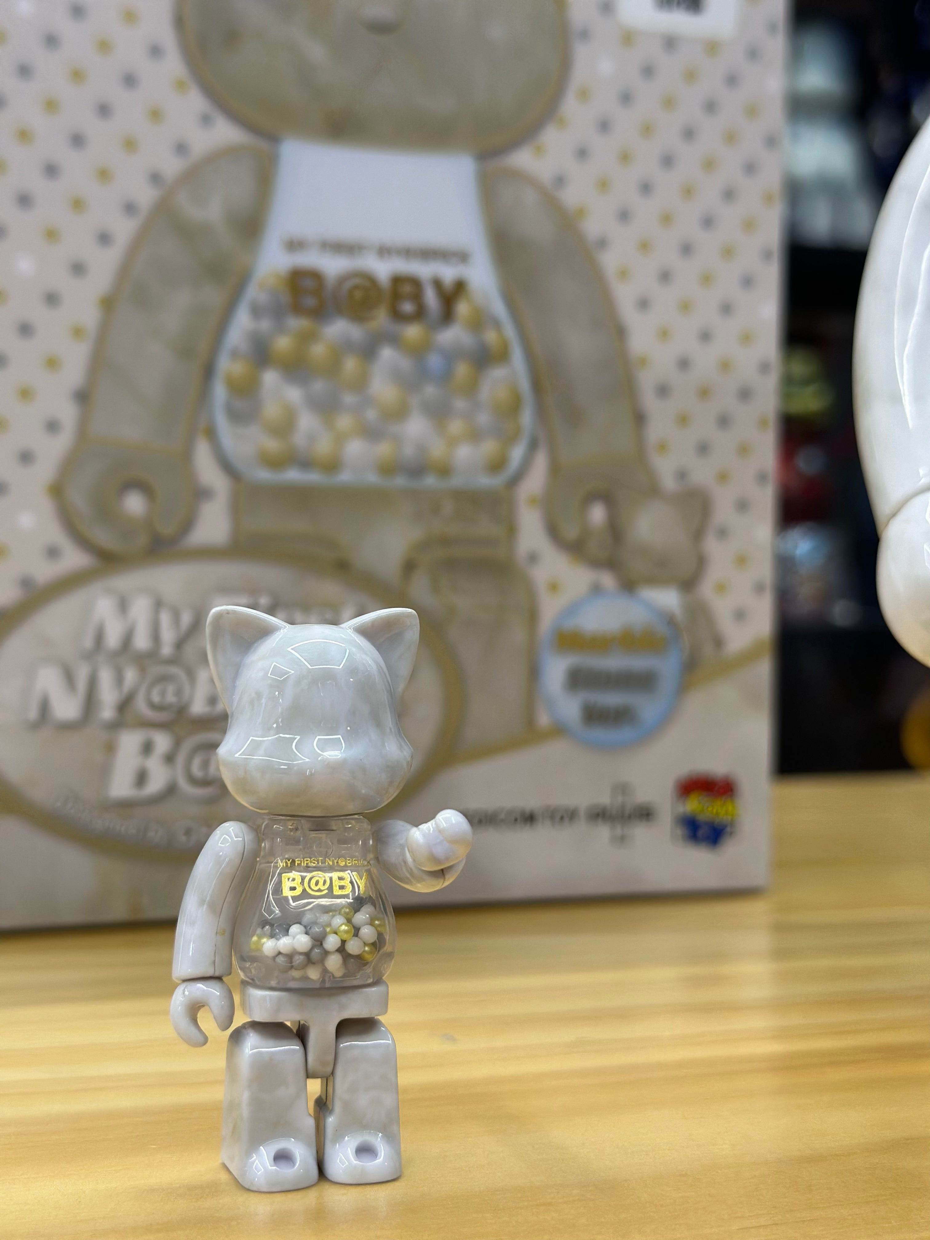 Set of 2 pcs 100% & 400% MY FIRST NY@BRICK & R@BBRICK B@BY MARBLE Ver.