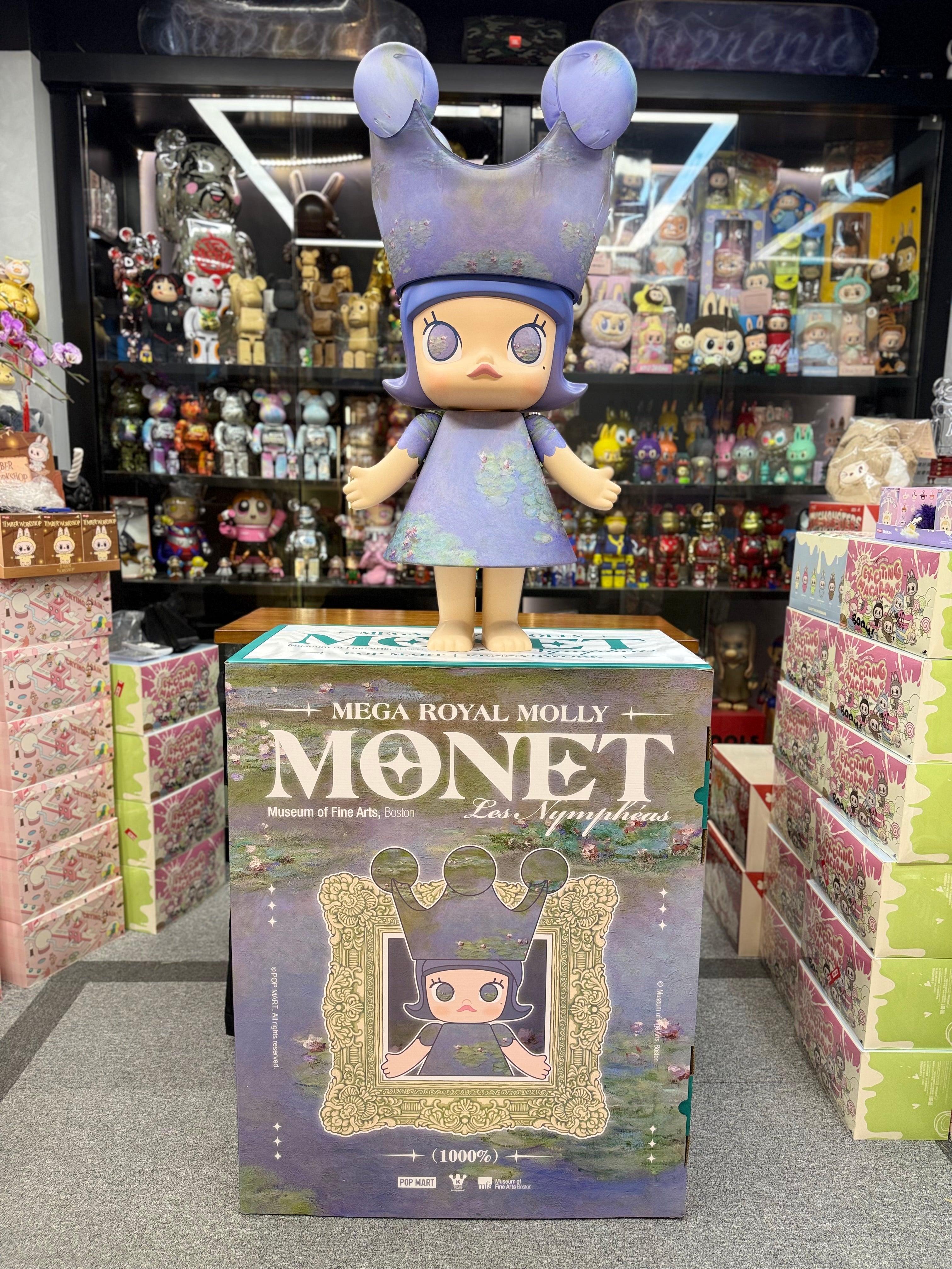 POPMART MEGA ROYAL MOLLY 莫奈-睡蓮 Monet-Les Nympheas