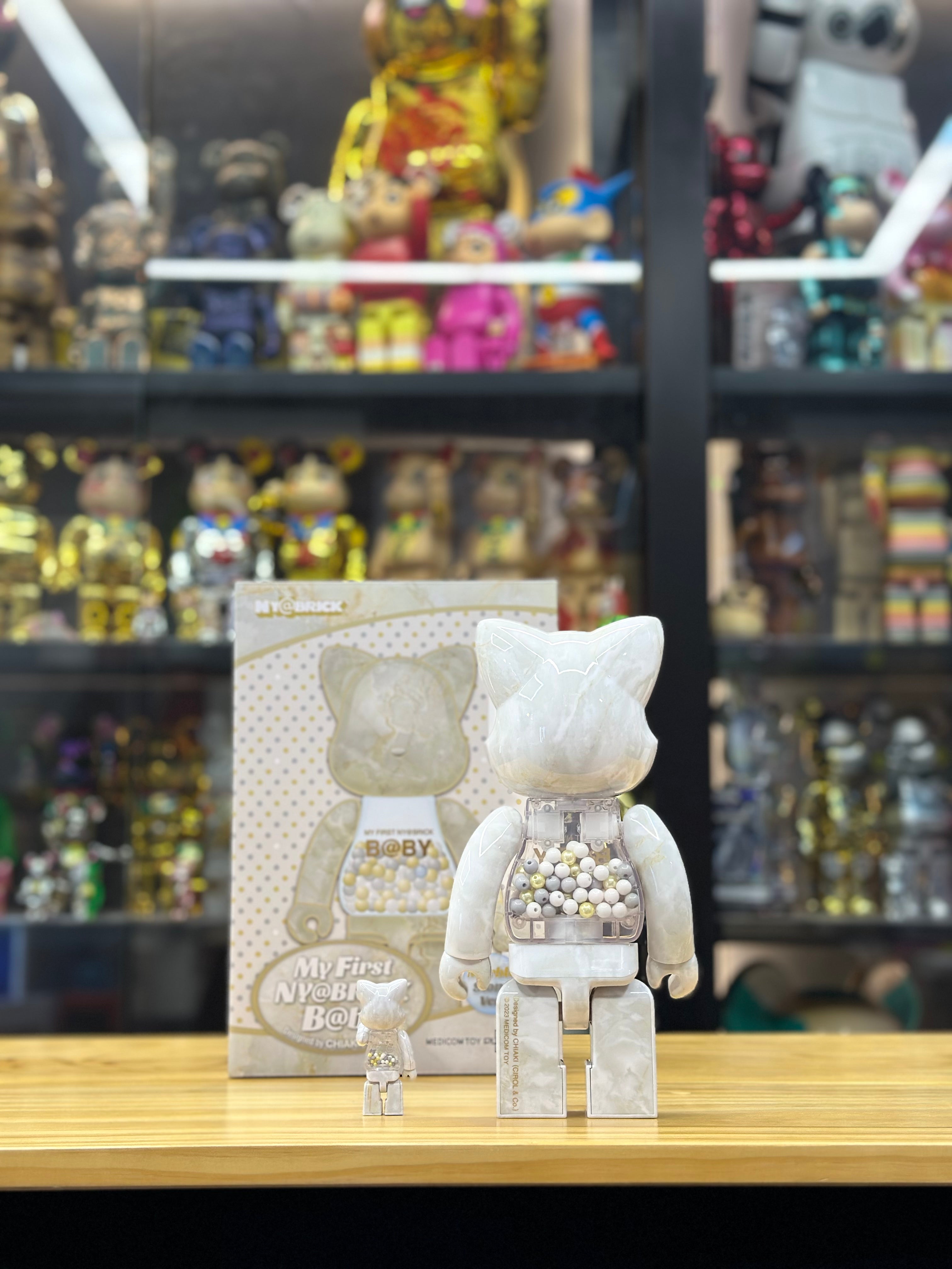 Set of 2 pcs 100% & 400% MY FIRST NY@BRICK & R@BBRICK B@BY MARBLE Ver.