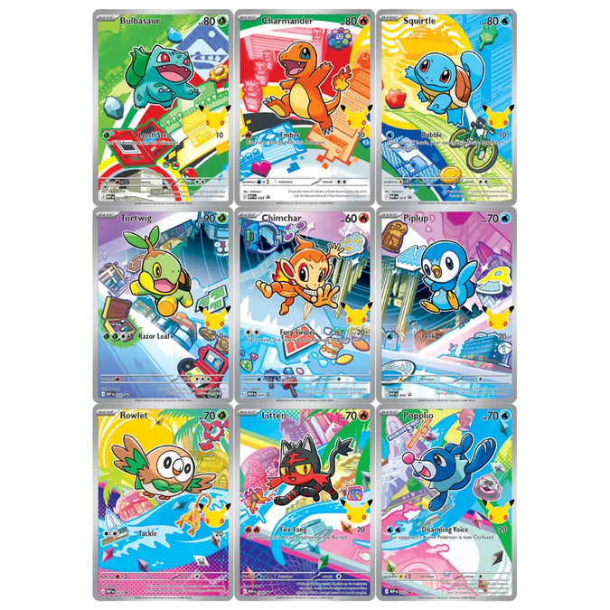 Pokemon First Partner Illustration Collection - Series 1