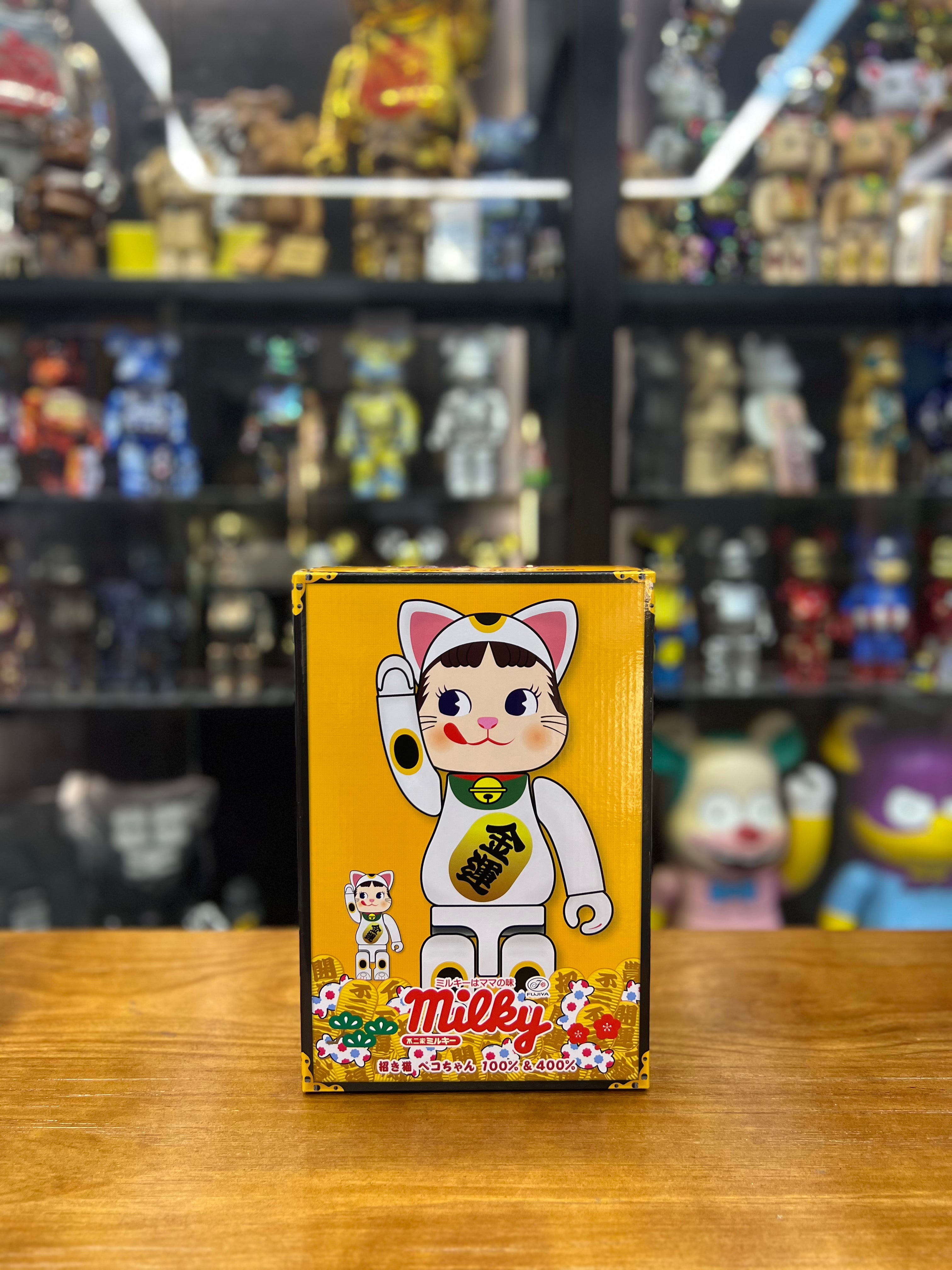 100% & 400% NY@BRICK 招き猫 ペコちゃん